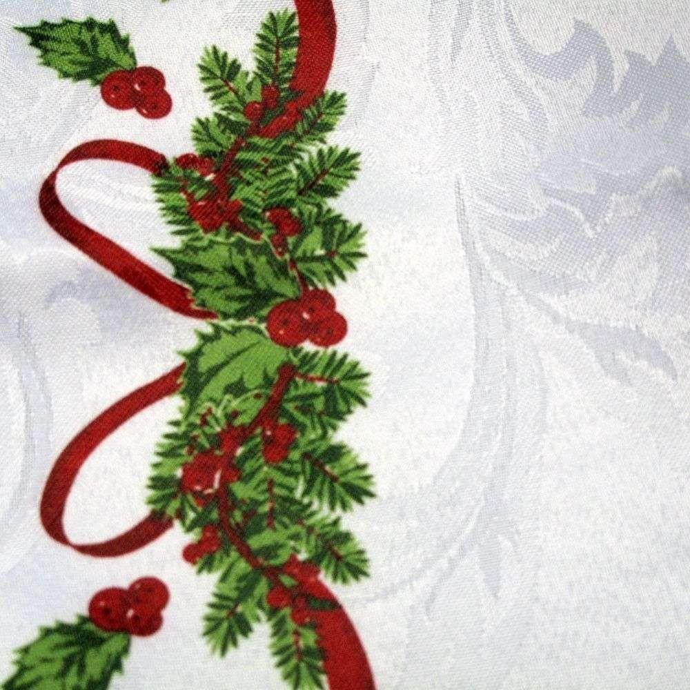 Set of 4 Ornate Christmas Xmas Festival Jacquard Napkins - Magdasmall