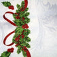 Set of 4 Ornate Christmas Xmas Festival Jacquard Napkins - Magdasmall