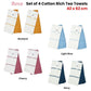 Set of 4 Rosa Cotton Rich Terry Tea Towels 42 x 62cm Cherry