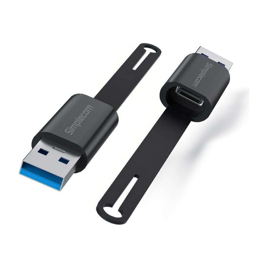 Simplecom CA132 USB-A Male to USB-C Female Adapter USB 3.2 Gen 2 Data & Charging Double-Side 10Gbps