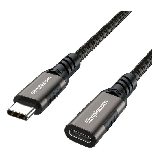 Simplecom CAU605 USB-C Male to Female Extension Cable USB 3.2 Gen2 PD 100W 20Gbps 0.5M