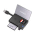 Simplecom CR309 3-Slot SuperSpeed USB 3.0 Card Reader with Card Storage Case