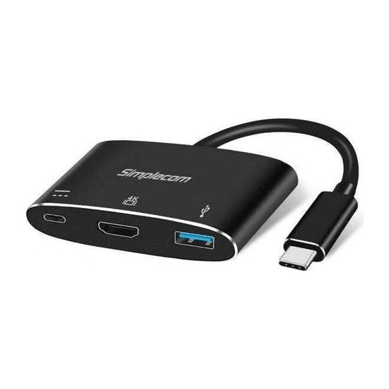 SIMPLECOM DA310 USB 3.1 Type C to HDMI USB 3.0 Adapter with PD Charging (Support DP Alt Mode and Nintendo Switch)