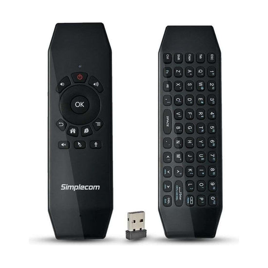 Simplecom RT150 2.4GHz Wireless Remote Air Mouse Keyboard with IR Learning