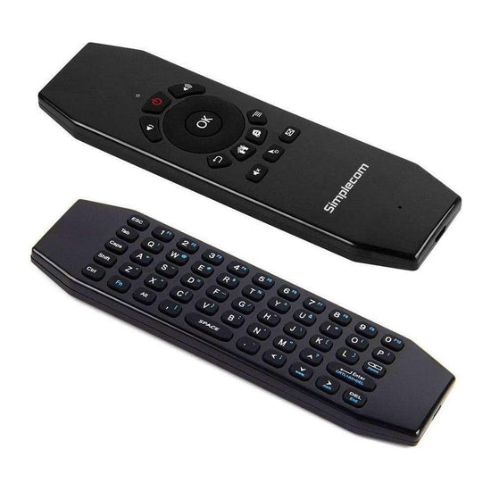 Simplecom RT150 2.4GHz Wireless Remote Air Mouse Keyboard with IR Learning