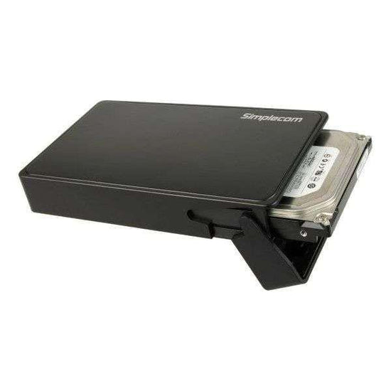 Simplecom SE325 Tool Free 3.5" SATA HDD to USB 3.0 Hard Drive Enclosure Black