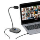 Simplecom UM360 Plug and Play USB Desktop Microphone with Headphone Jack