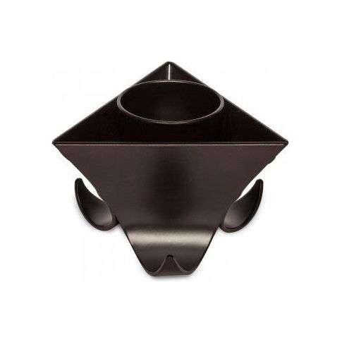 Small Decorative Black Metal Tea Light Candle Holders in Set of 3 - Magdasmall