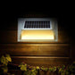 Solar Step Light – Warm White with Silver Case - Magdasmall