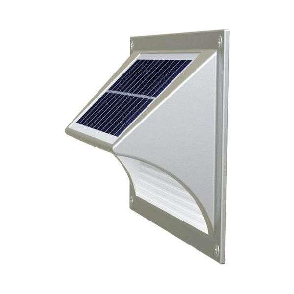 Solar Step Light – Warm White with Silver Case - Magdasmall