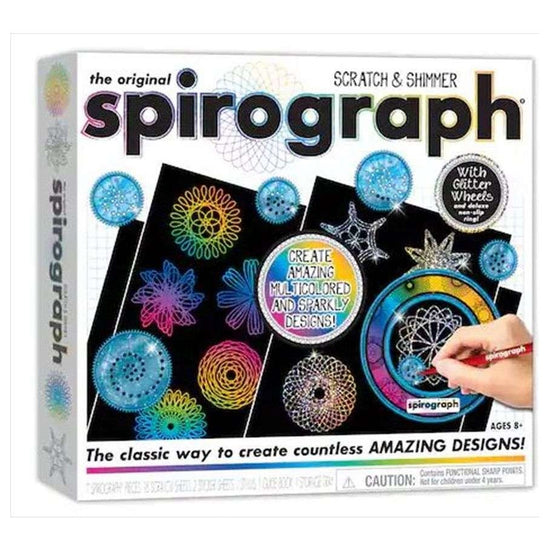 Spirograph Scratch Shimmer