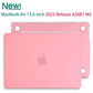 Suitable for  2023 2022 MacBook Air 13 inch case M2 Model A2681 Hard Shell Case Keyboard Cover Pink