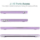 Suitable for  2023 2022 MacBook Air 13 inch case M2 Model A2681 Hard Shell Case Keyboard Cover Purple