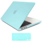 Suitable for  2023 2022 MacBook Air 13 inch case M2 Model A2681 Hard Shell Case Keyboard Cover Turquoise