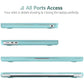 Suitable for  2023 2022 MacBook Air 13 inch case M2 Model A2681 Hard Shell Case Keyboard Cover Turquoise