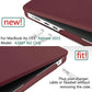 Suitable for  2023 2022 MacBook Air 13 inch case M2 Model A2681 Hard Shell Case Keyboard Cover Wine Red