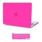 Suitable for  Hot Pink MacBook Pro 13 Inch Case 2016-2023 M1 M2 A2338 A2289 A2251 A2159 Hard Shell Case Keyboard Cover