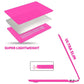 Suitable for  Hot Pink MacBook Pro 13 Inch Case 2016-2023 M1 M2 A2338 A2289 A2251 A2159 Hard Shell Case Keyboard Cover