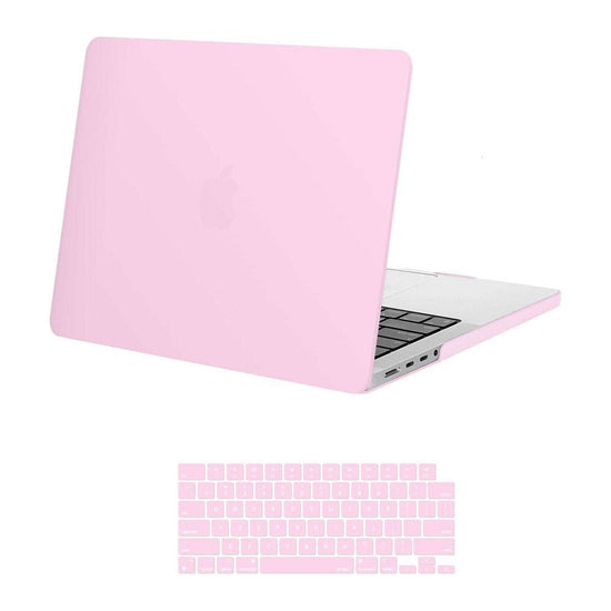 Suitable for  MacBook Pro 14 Max Inch Case 2023 2022 2021 M2 A2779 M1 A2442 Hardshell Case Keyboard Cover Pink