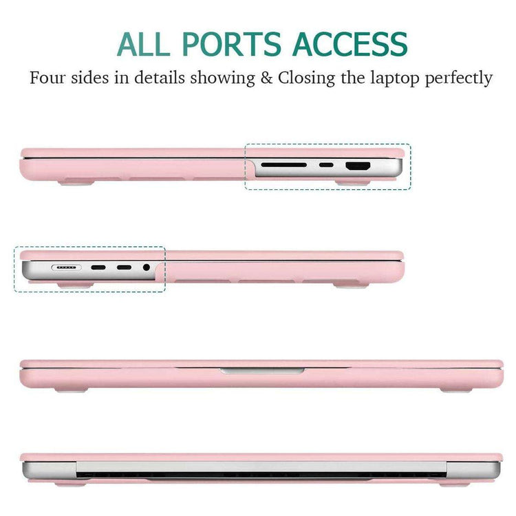 Suitable for MacBook Pro 14 Max Inch Case 2023 2022 2021 M2 A2779 M1 A2442 Hardshell Case Keyboard Cover Sold Pink