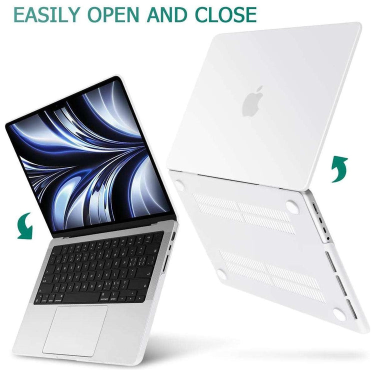 Suitable for MacBook Pro 14 Max Inch Case 2023 2022 2021 M2 A2779 M1 A2442 Hardshell Case Keyboard Cover White