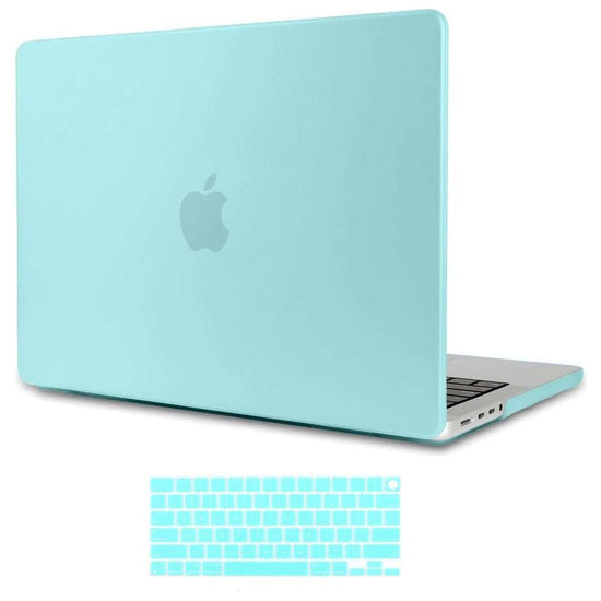 Suitable for  MacBook Pro 16 inch Case 2023 2022 2021 M2 A2780 A2485 M1 Pro/Max Hard Shell Case Keyboard Cover Turquoise