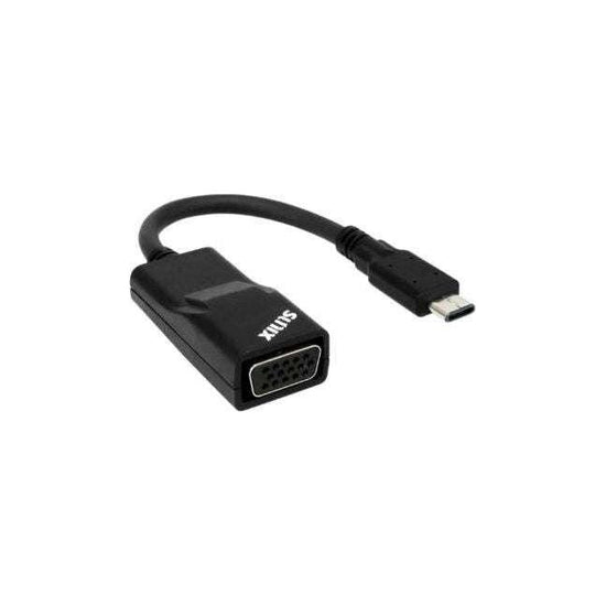 SUNIX USB Type C to VGA Adapter, Compliant with VESA DisplayPort, Driver free under Apple MAC, Google Chromebook and Windows systems
