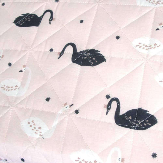 Swan Blush Quilt Cover Set Single - Magdasmall