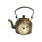 Table Clock - Old Brass Tea Kettle - Magdasmall