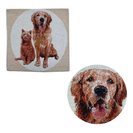 Tapestry Pet Cat Dog Square Cushion Cover Design 2