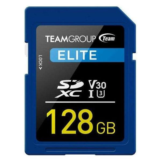 TEAMGROUP ELITE SDXC UHS-I U3 128GB High Speed Memory Card