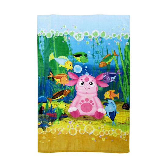 The Adventure of Luntik Beach Towel Moonzy Underwater