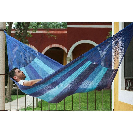 The Power nap Mayan Legacy hammock in Caribean Blue Colour