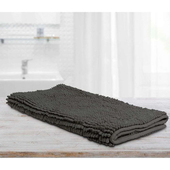 Toggle Microfiber Bath Mat Large Charcoal