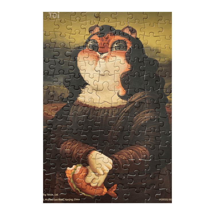 TOI Cat in Art Puzzle - Mona Lisa-1826052194013679618