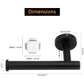Toilet Paper Holder Black Wall Mount Bathroom Paper Roll Holder Roll Holder 304