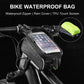 Top Tube Bike Bag With Phone Case Holder Plastic Cover for MTB Mountain Road Commuter Ebike Tourer or Scooter Rockbros