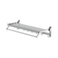 Towel Rail Rack Holder 4 Bars Wall Mounted Aluminium Foldable Hanging Hook