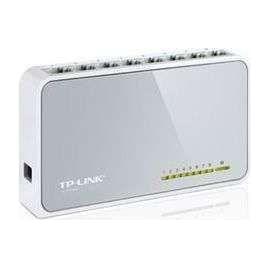 TP-Link SF1008D 8 Port Switch 10/100Mbps Desktop Plastic case