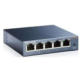 TP-LINK SG105 5port Switch Desktop,Gigabit,Steel Case