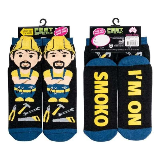 Tradie Feet Speak Socks - Magdasmall