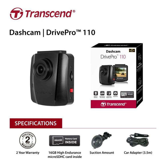 Transcend 16G DrivePro 110, 2.4&quot; LCD, with Suction Mount
