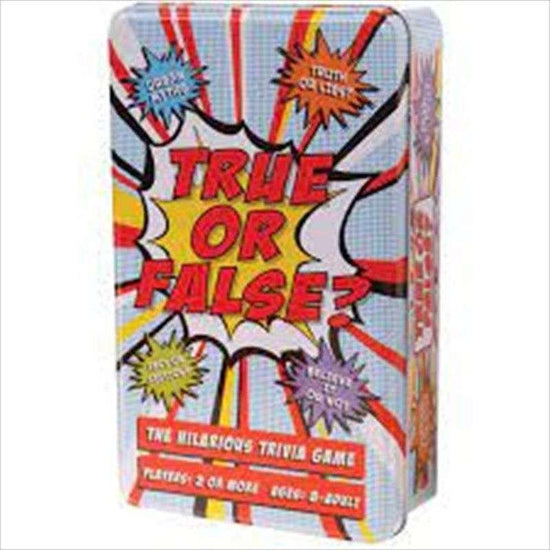 True Or False Tin