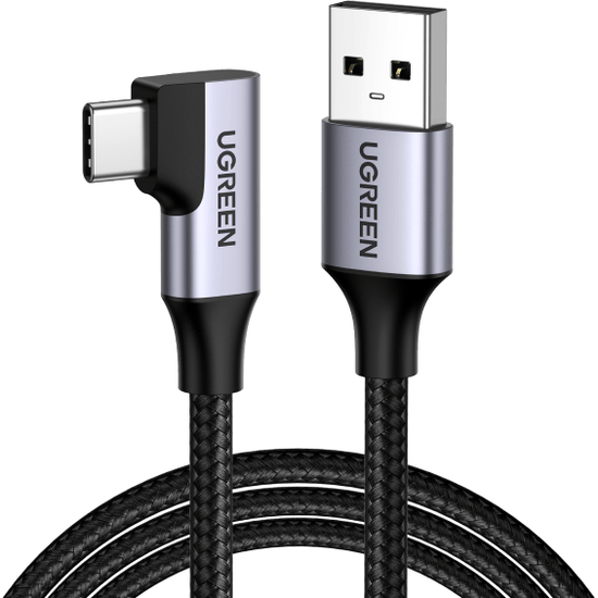 UGREEN 20289 Angled USB-C 3.0 Fast Charge Cable 0.5M
