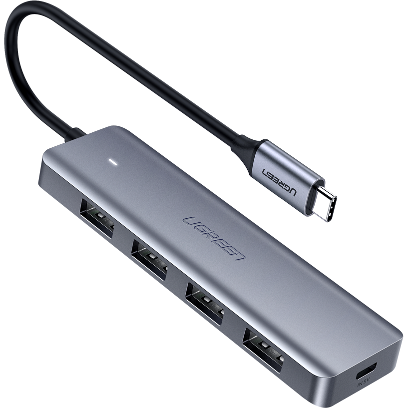 UGREEN 4-Port USB3.0 Hub with Micro USB Power Supply 70336