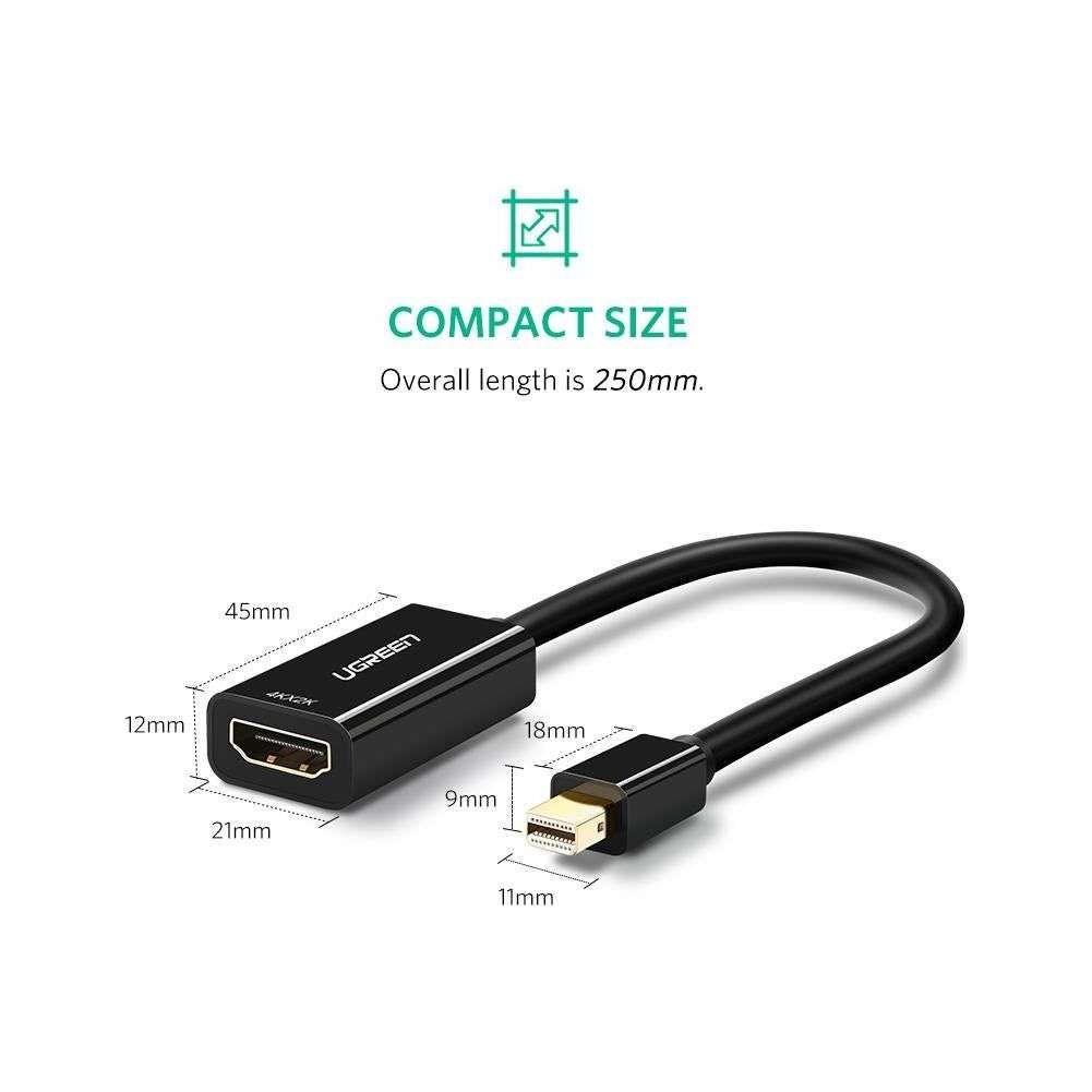 UGREEN 40360 4K Mini DP to HDMI Adapter