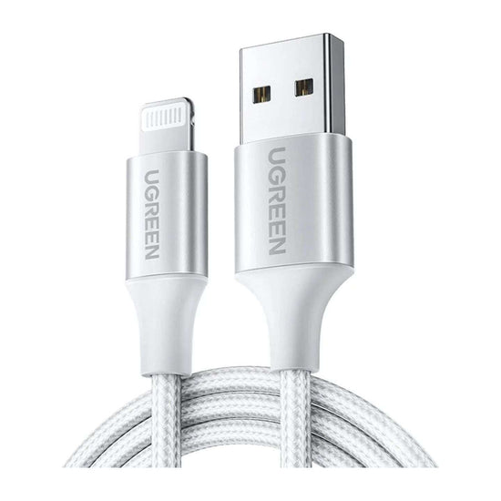 UGREEN 60163 USB-A to 8-pin iPhone Charging Cable 2M Silver