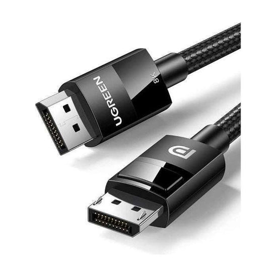 UGREEN 80393 DP V1.4 Male to Male Plastic Case Braided Cable 3M