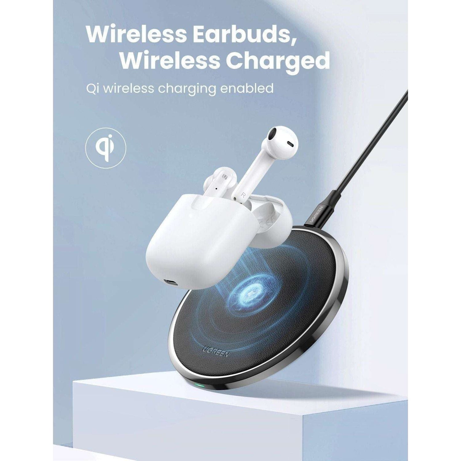 UGREEN 80652 T2 Wireless Earbuds White