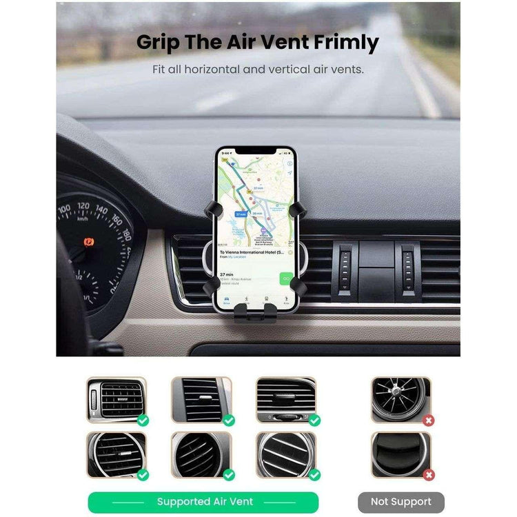 UGreen Gravity Phone Holder for Car (80539) - Magdasmall